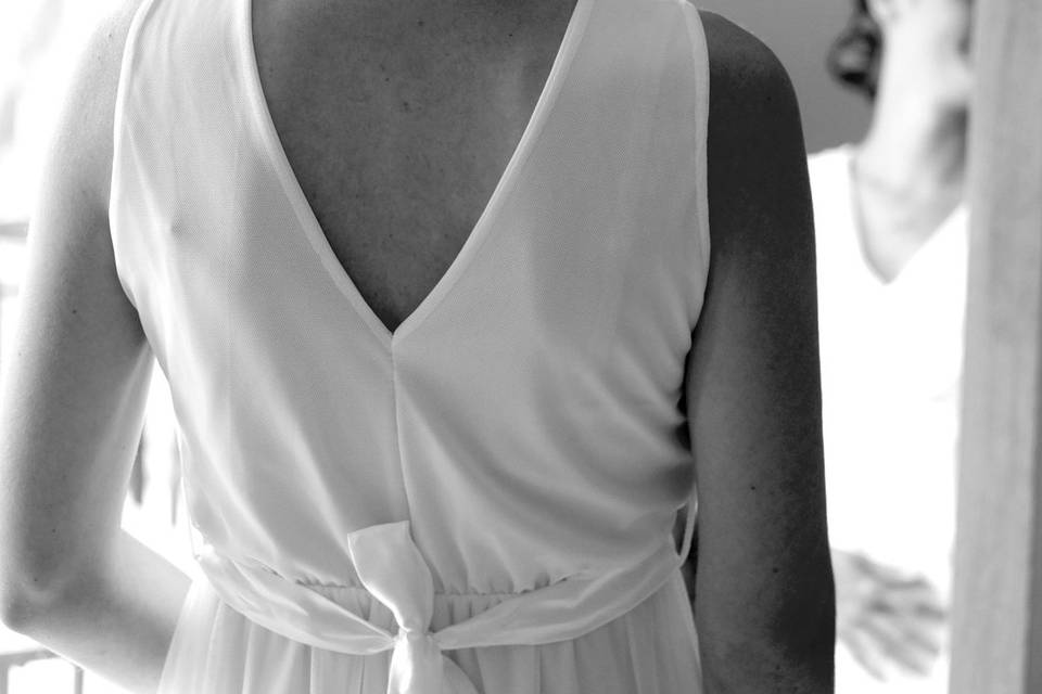 La mariée se prépare