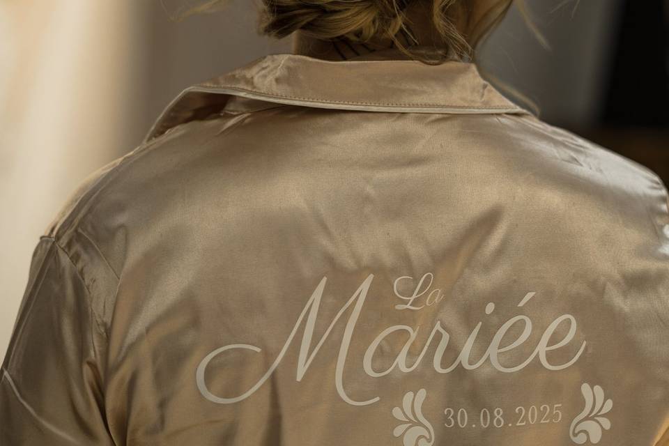 Préparatifs mariée