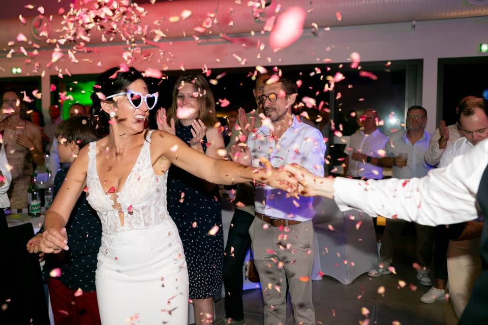 La soirée de mariage