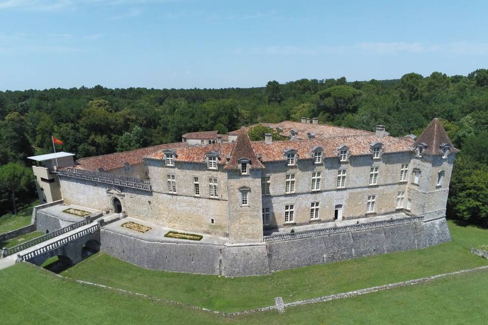 Château vue aérienne