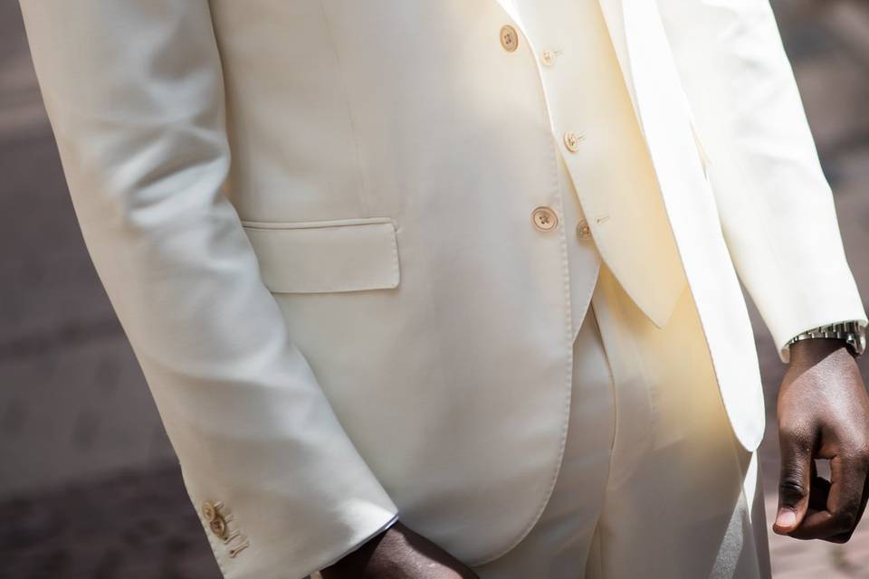 Costume sur mesure en laine