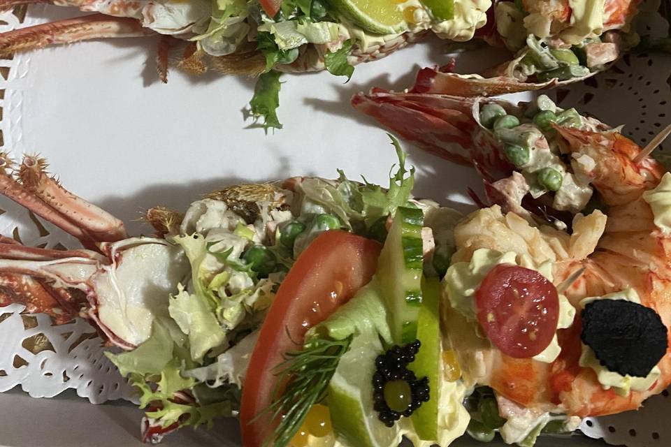Langouste farcie