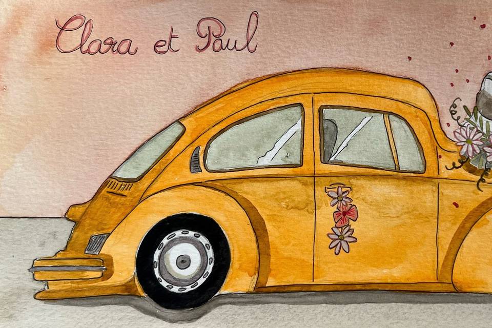 Coccinelle(aquarelle)