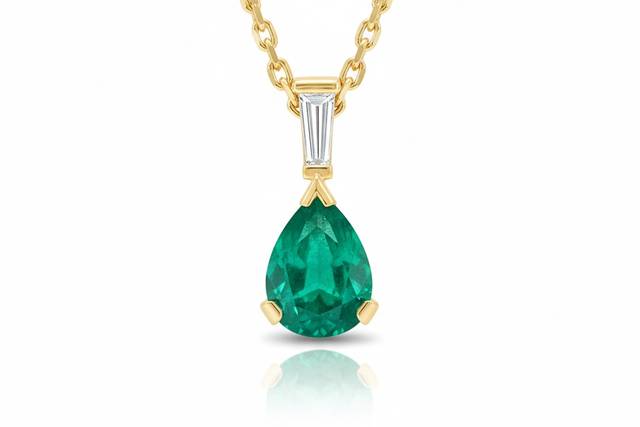 Pendentif émeraude