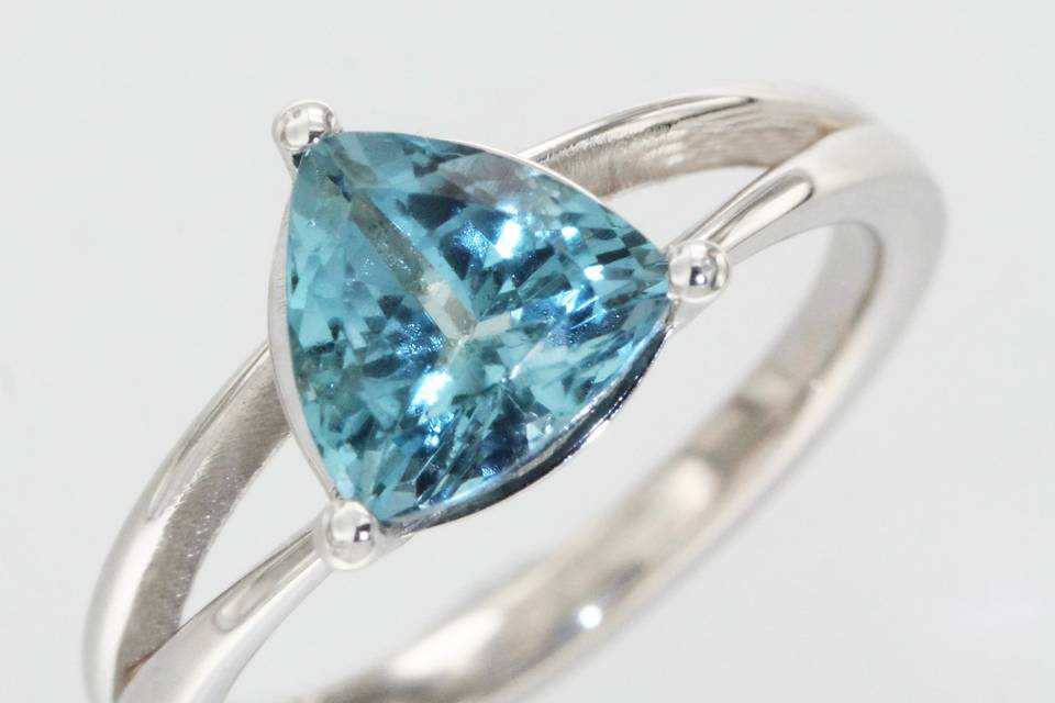 Bague, Aigue-marine
