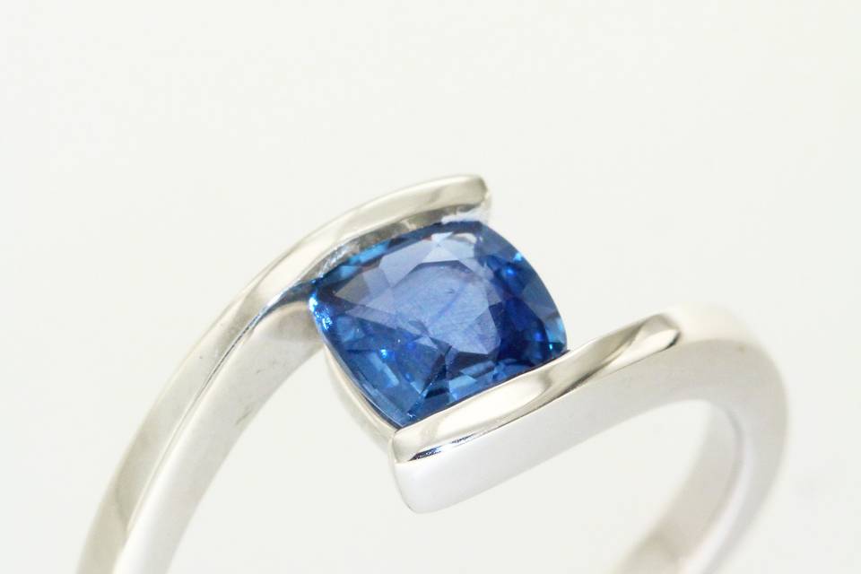 Solitaire Saphir