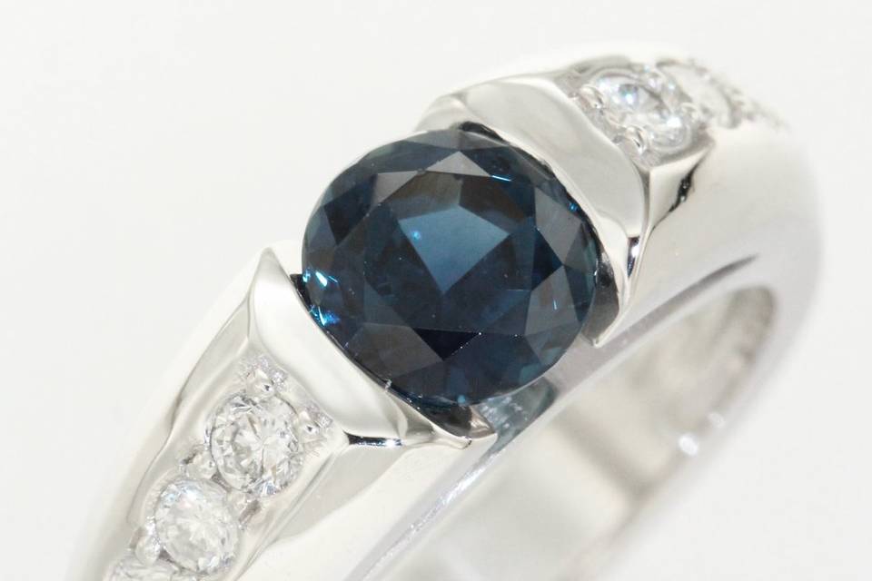 Saphir, diamants