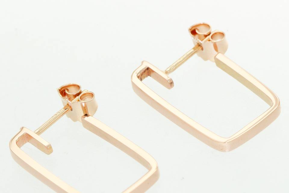 Boucles d'oreilles or jaune