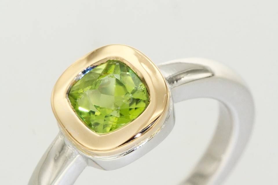 Bague péridot