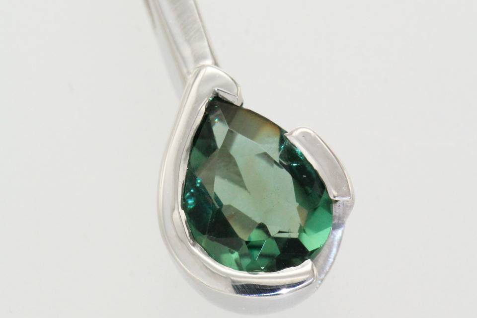 Pendentif, tourmaline