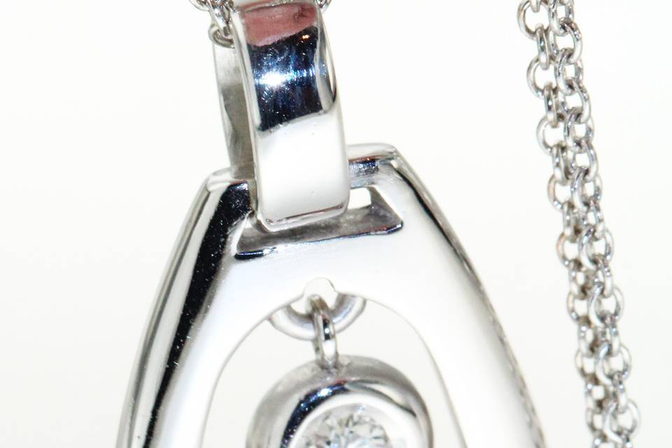 Pendent, étrier, diamant