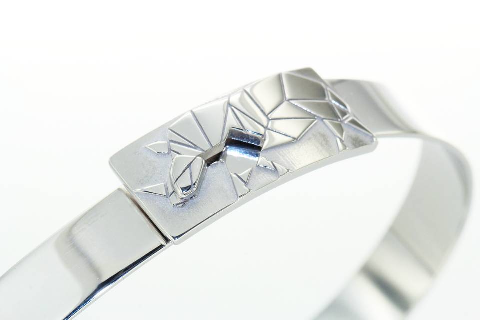 Détail Bracelet, rhinocéros,