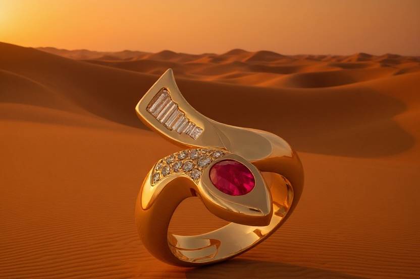 Bague, serpent