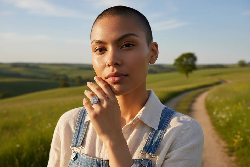 Bague, entourage, Pompadour