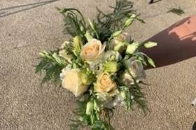 Bouquet de mariée avec chute