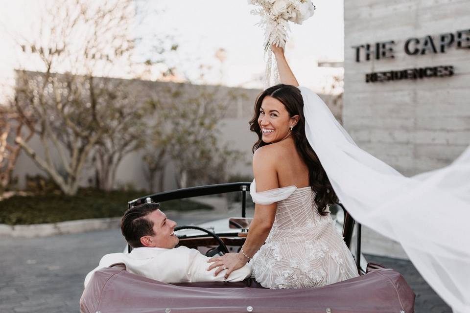 Classic Car for Bride & Groom