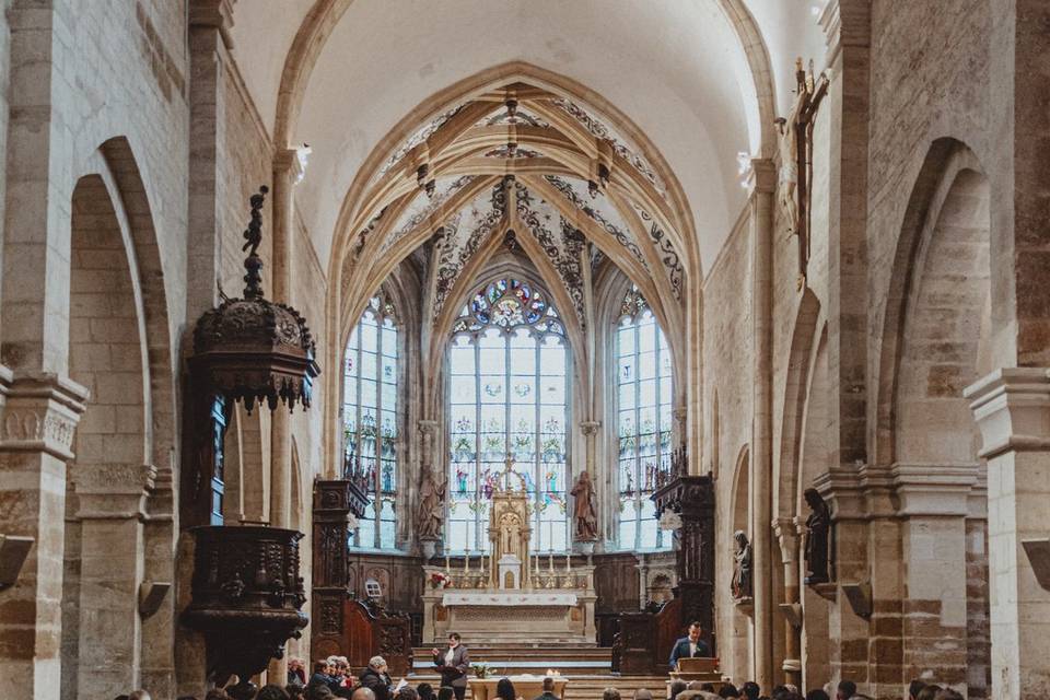 Cérémonie à l'église