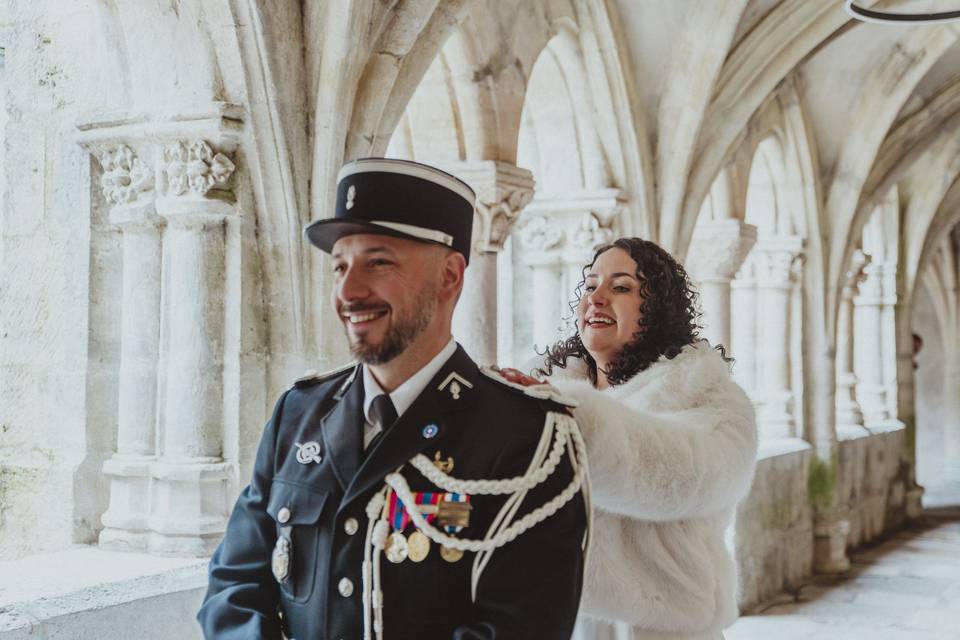 Première découverte des mariés