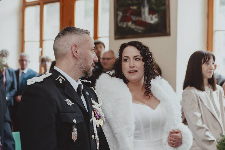 Cérémonie à la mairie