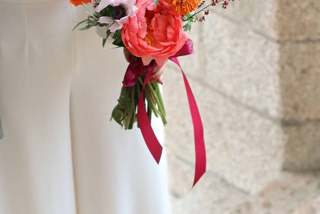 Bouquet de mariée bohème