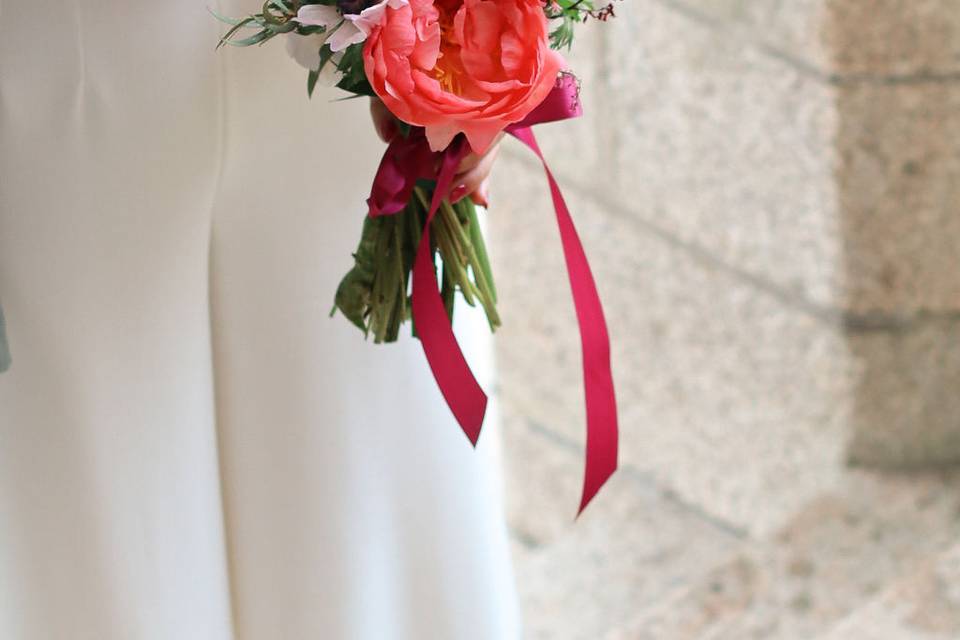 Bouquet de mariée bohème