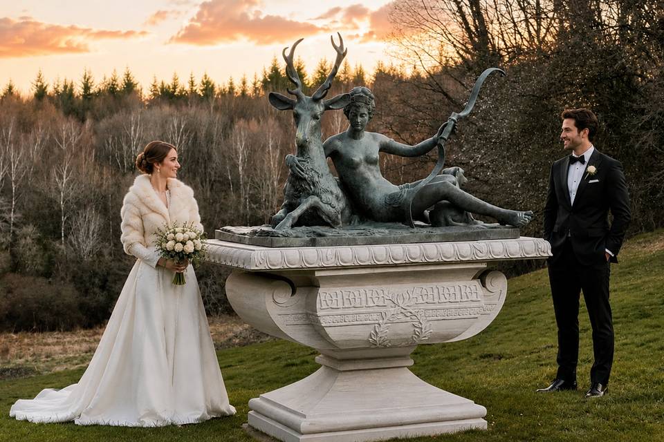Photo de la statue de Diane