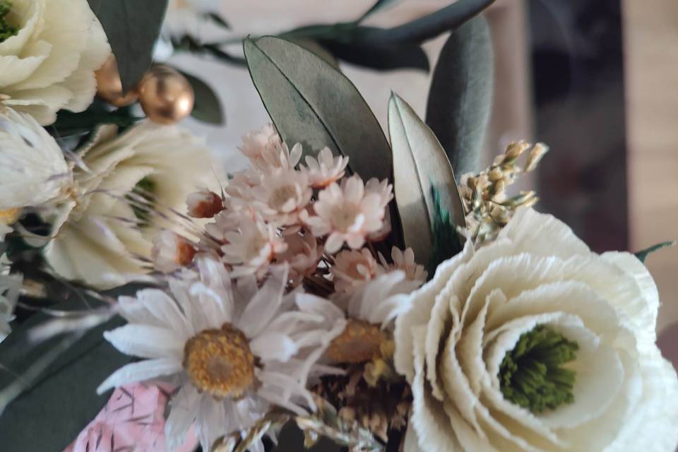 Détail fleurs de mariage