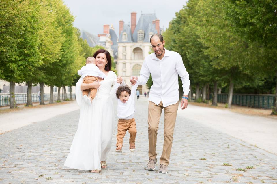 Photo famille Fontainebleau