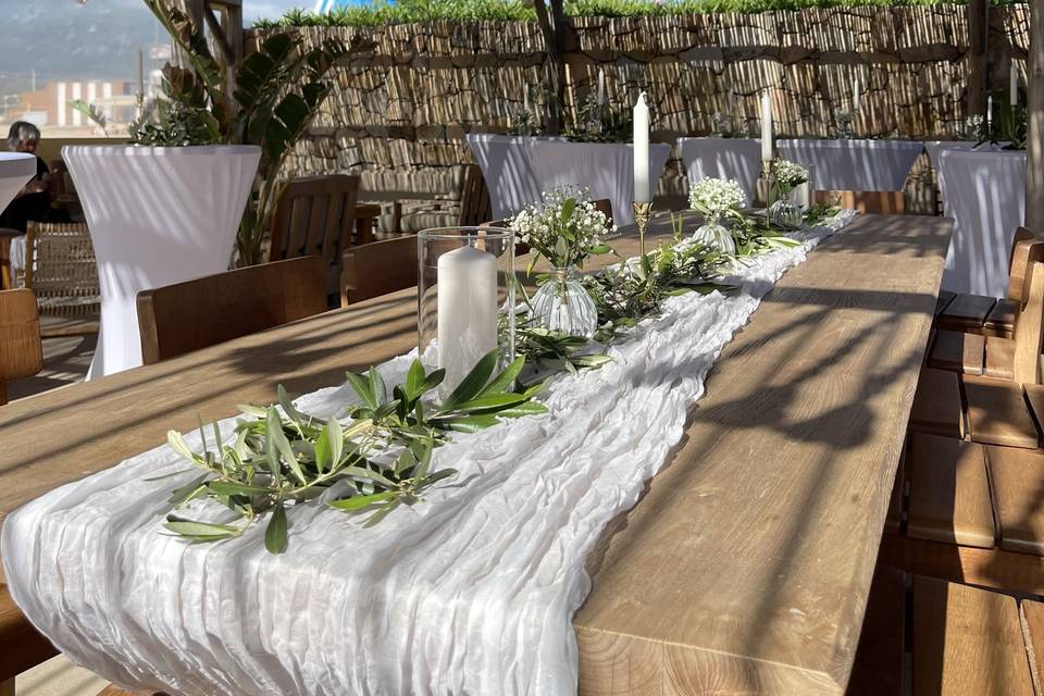Ambiance élégante de table