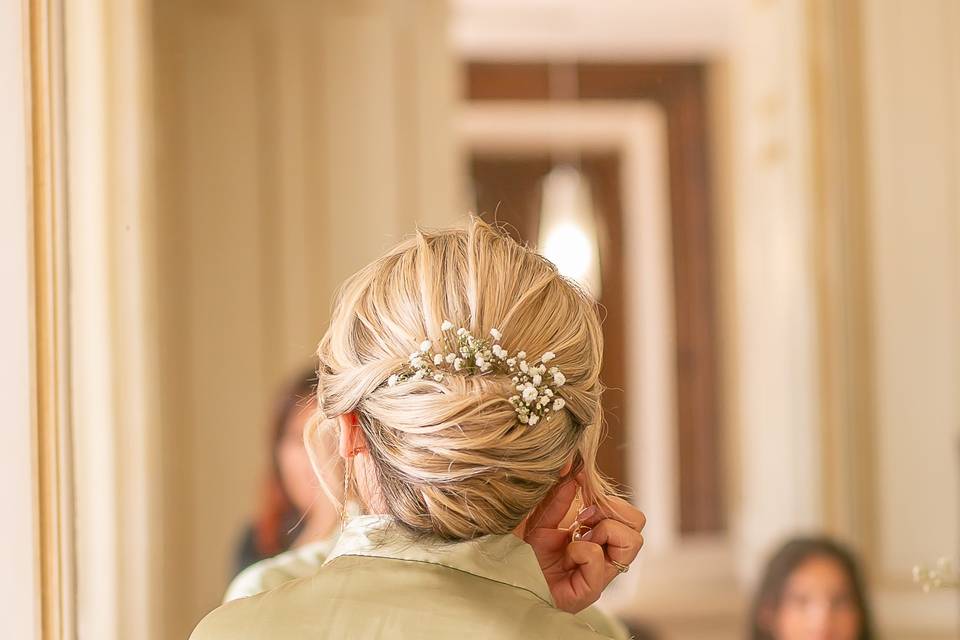 Coiffure demoiselle d’honneur