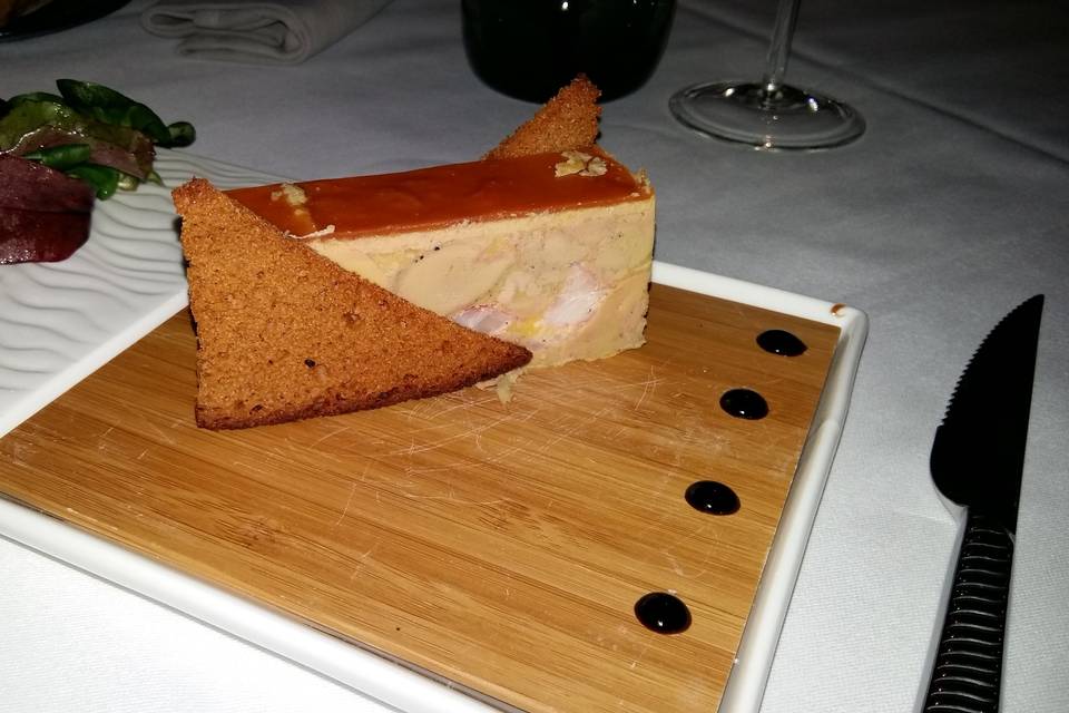 Opéra foie gras aux crabes