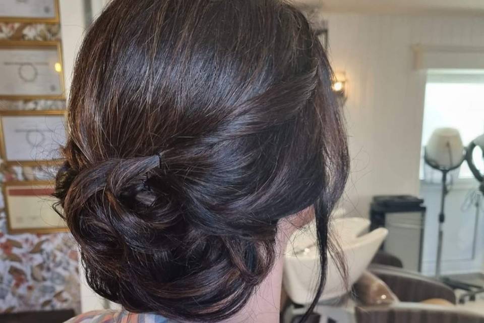 Chignon invitée