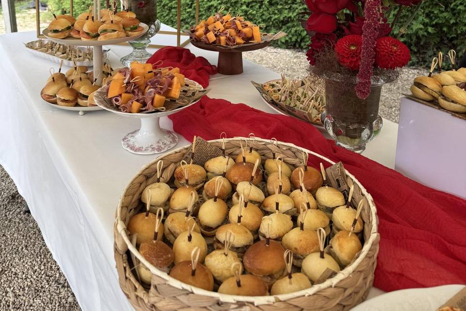 Vin d'honneur : buffet