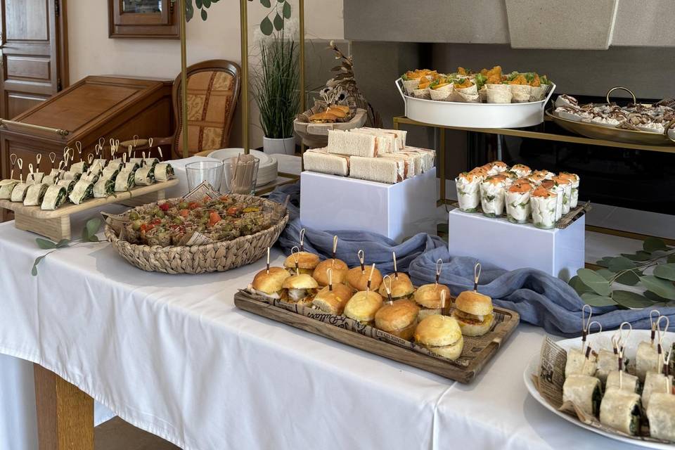 Vin d'honneur : buffet