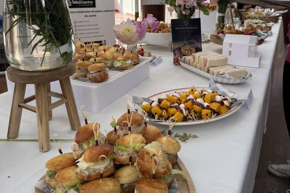 Vin d'honneur : buffet