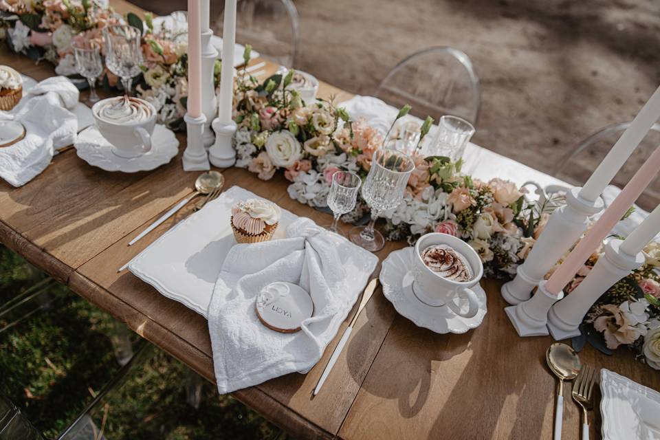 Cupcakes et biscuits château