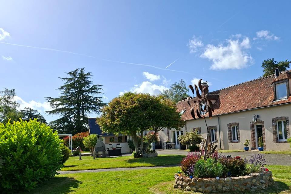 Jardin et longere