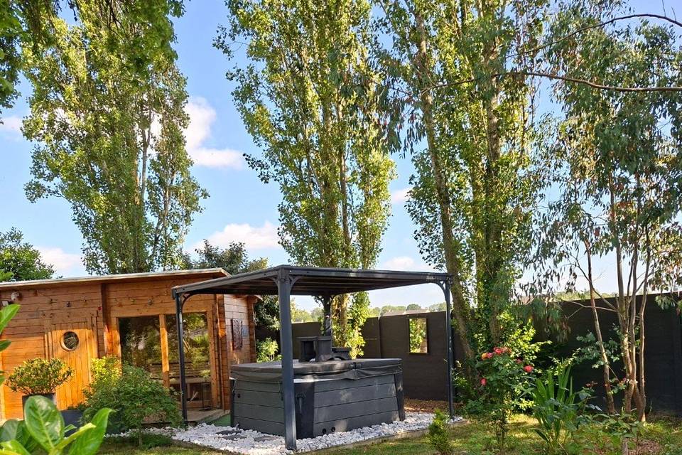 Sauna jacuzzi