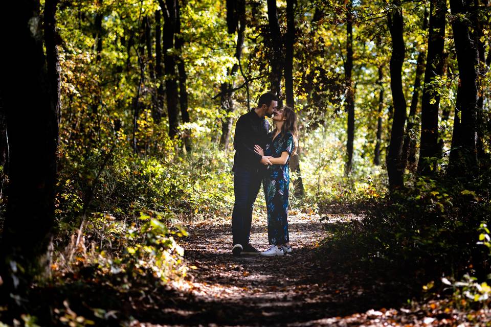 Shooting couple extérieur