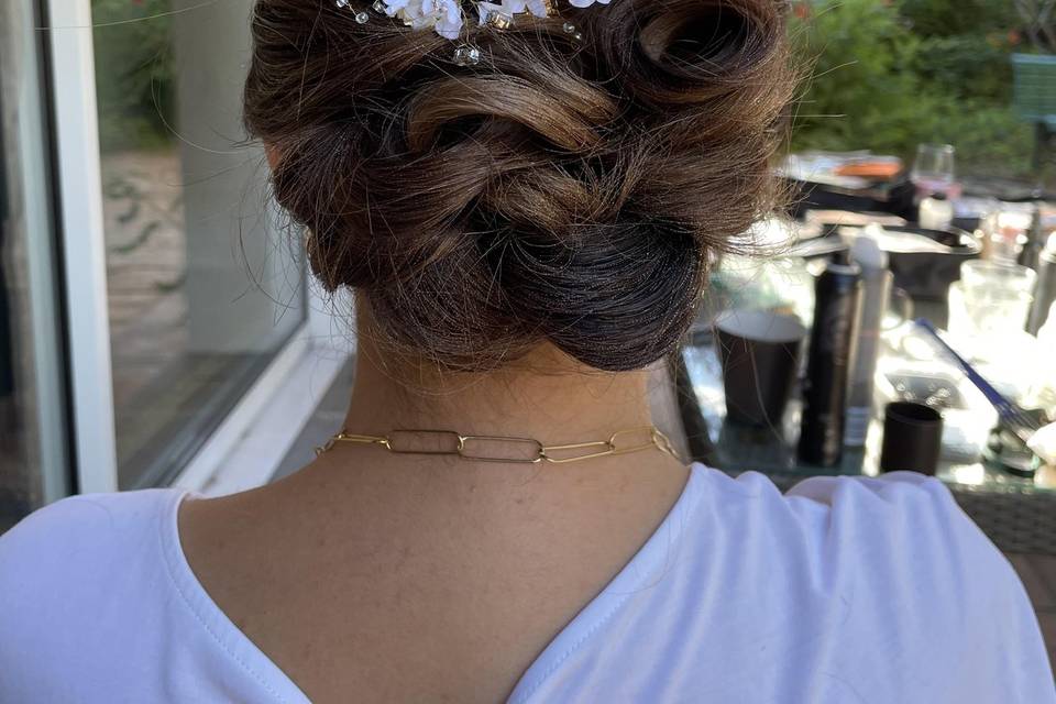 Chignon invitée