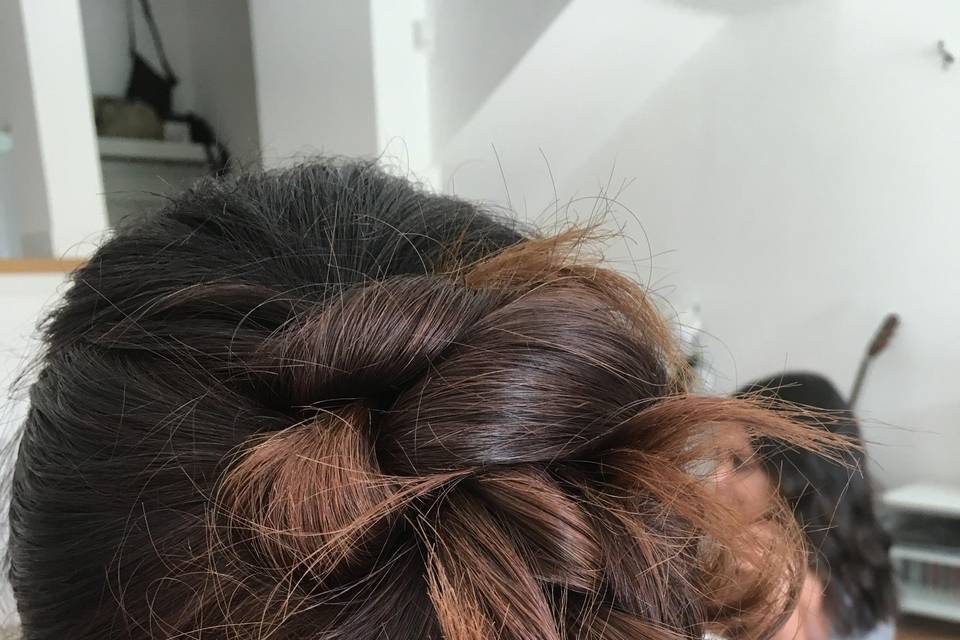 Chignon invitée