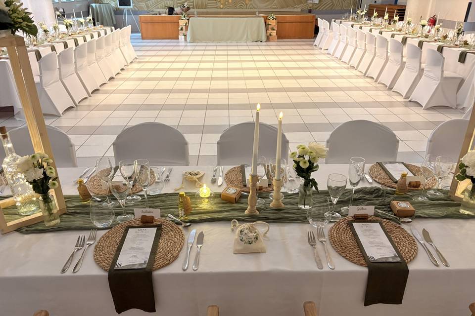 Table d'honneur