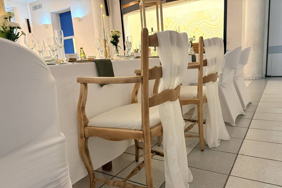 Fauteuils des mariés