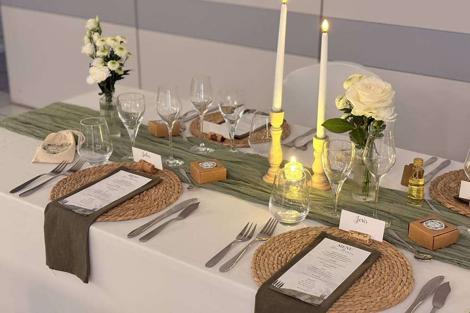 Table d'honneur