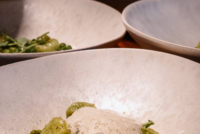 Gnocchi de petits pois