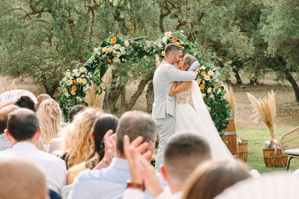 Baiser des mariés