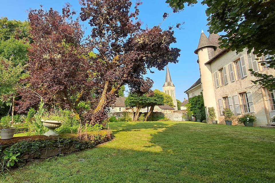 Manoir et église