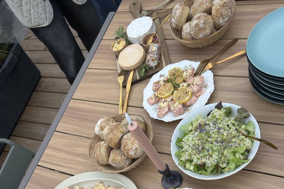 Buffet de plats