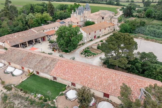 Domaine vue du ciel