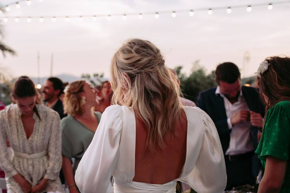 Chignon structuré